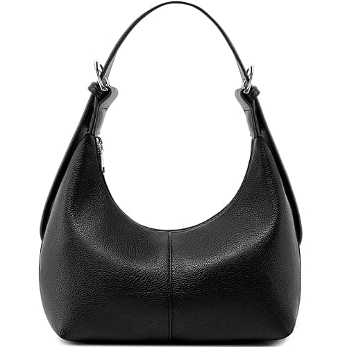 NIUEIMEE ZHOU Hobo Bags for Women Soft Vegan Leather Crescent Shoulder Handbag Slouchy Tote Crossbody Purses - Image 1