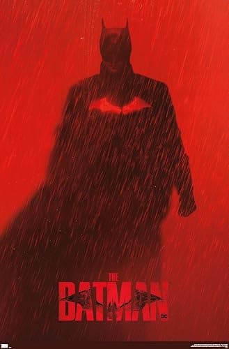 Trends International DC Comics Movie The Batman - Batman Teaser One Sheet Wall Poster, 22.375" x 34", Unframed Version - Image 1