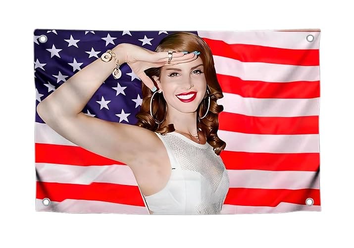 3x5 Ft Musical American 2024 Single Sided Flag with 4 Grommets - Tapestries Banner for Girls or Boys - Tapestry Singer Flags for Outdoor Garage Dorm Room - Wall Decor Flag Polyester for Livingroom - Image 1
