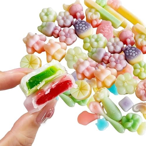 Wax Candy Packed with Sweet Syrup – Diverse Fruit Flavors, Chewy Snack About 35 Candies for Party Games(200g) - Image 1