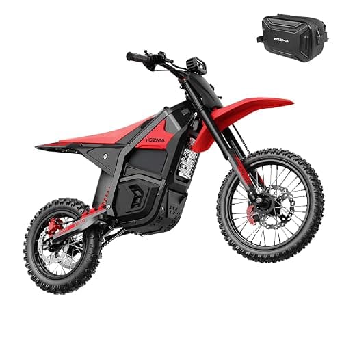 Yozma IN10 Electric Mini Dirt Bike for Teens & Adults, 14"/12" Fat Tire 2600W Electric-Motorcycle with 48V 23AH Battery Ebike 40MPH Hydraulic Brakes Mountain Off-Road EBike, Fit Age 13+ - Image 1