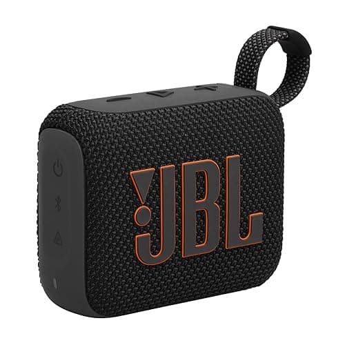 JBL Go 4 - Ultra-Portable, Waterproof and Dustproof Bluetooth Speaker, Big JBL Pro Sound with Punchy bass, 7-Hour Built-in Battery, Made in Part with Recycled Materials (Black) - Image 1