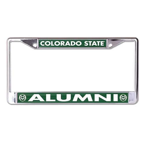 Colorado State University Alumni Metal License Plate Frame - Image 1