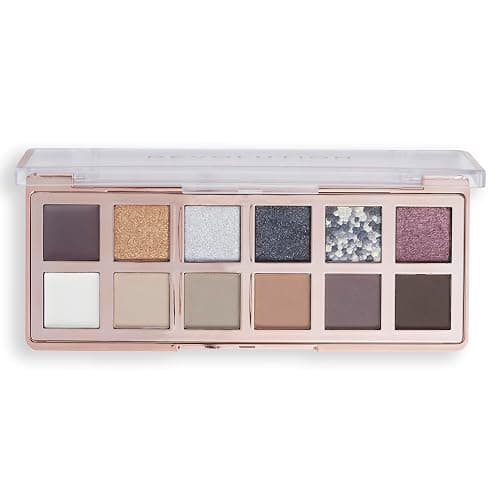 Revolution, The Smokey Icon Grunge Palette, 12 Ultra-Pigmented Matte & Shimmer Finishes & Shades, Long-Lasting & Blendable, Vegan & Cruelty-Free, 3.53 oz - Image 1