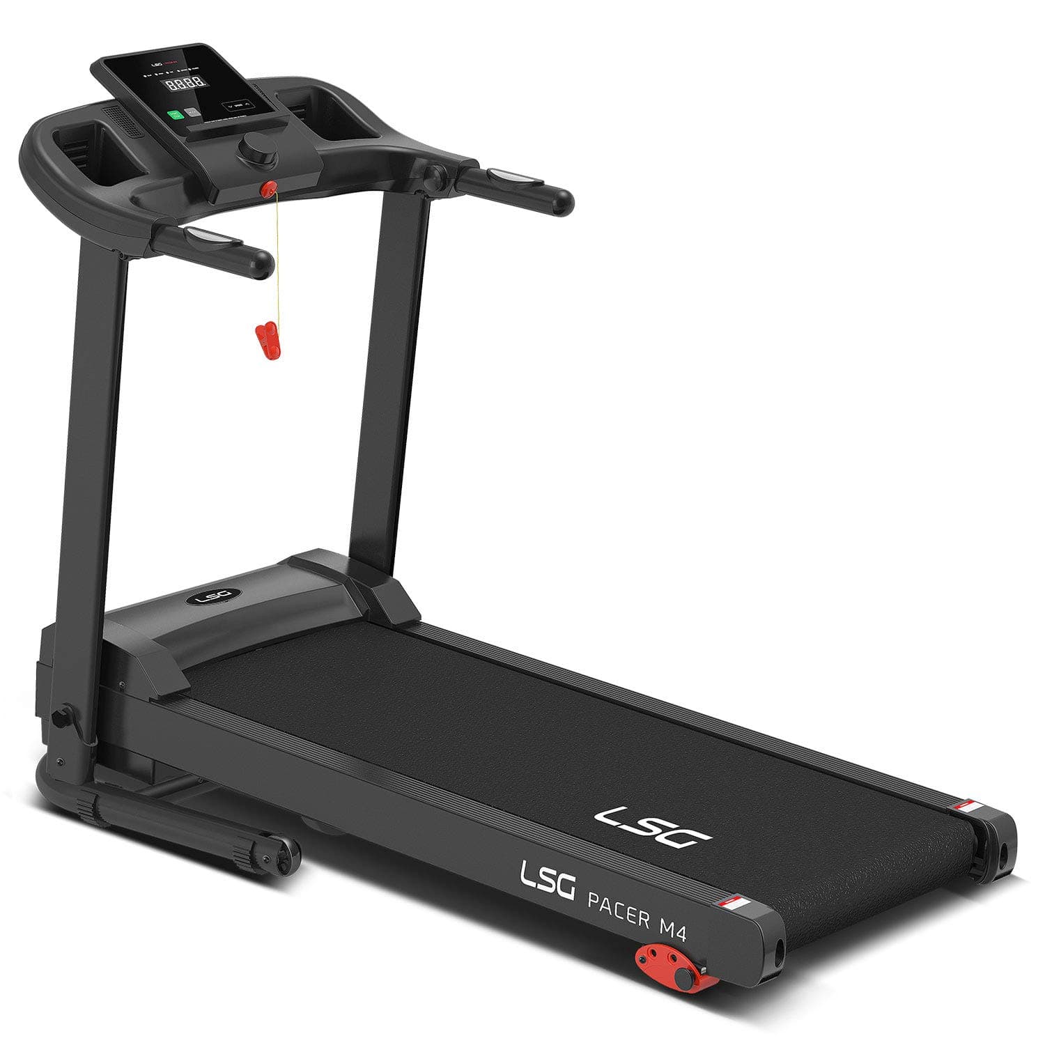 LSG Pacer M4 Treadmill with 12km/h Max Speed, 6 Preset Programs, 1.5CHP EverDrive® H2 Motor, DuraGrip® Running Belt, ShockControl Cushioning, 3 Manual Incline Levels & HydraAssist Soft Drop Folding - Image 1