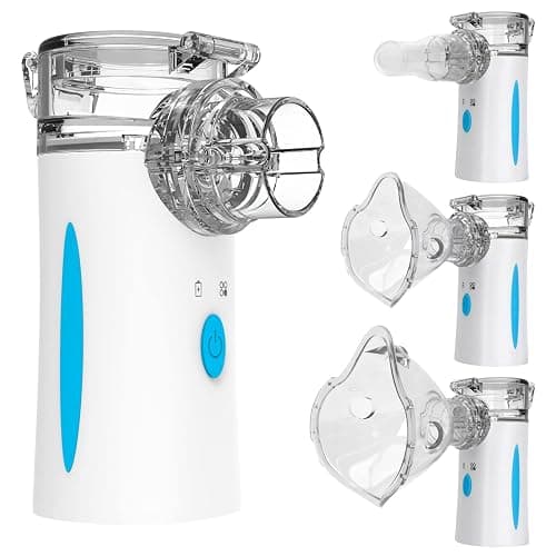 Ultrasonic Nebulizer - Nebulizers, Rechargeable Nebulizer Machine for Adults and Kids, Portable Nebulizer with Two Modes & Self-Cleaning Function for Breathing Problems - Image 1