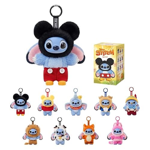 POP MART Stitch Adventure Series, Blind Box Keychain – Vinyl Plush, Bag Charm, Collectible Holiday Birthday for Kids Adults, Single Box - Image 1