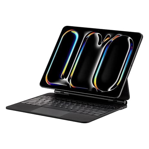 Dolpking Magic Keyboard Case for iPad Pro 11-inch (M4, 2024)/(M5,2025), Keyboard Case for iPad Pro 11 with Multi-Touch Trackpad, Floating Cantilever Stand, Backlit Keys - Black - Image 1