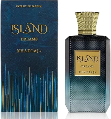 Khadlaj Island Dreams – Fruity, Floral, Woody, Musky – Extrait de Parfum Long-Lasting Fragrance for Unisex, 3.4 Ounce - Image 1