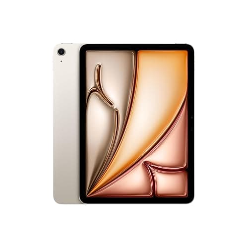 Apple iPad Air 11-inch with M3 chip Built for Apple Intelligence, Liquid Retina Display, 128GB, 12MP Front/Back Camera, Wi-Fi 6E, Touch ID, All-Day Battery Life — Starlight - Image 1