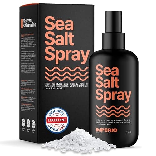IMPERIO Sea Salt Spray - 250ml Premium Sale Marino per Capelli Più Folti e Texture Stabile - Perfette Beach Waves, Più Volume e Presa Grazie alla Potenza del Mare - Unisex Profumo - Image 1
