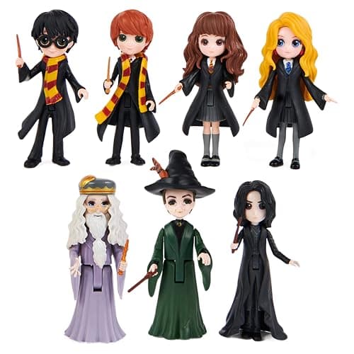 Wizarding World Harry Potter, Magical Minis Collector Set with 7 Collectible 3-inch Toy Figures, Kids Toys for Ages 5 and up - Image 1