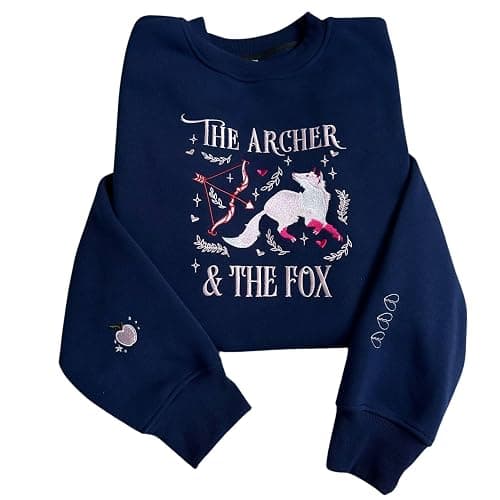Once Upon A Broken Heart Embroidered Sweater, OUABH Shirt, The Ballad of Never After Shirt, Evangeline Fox Hoodie, Bookish Sweatshirt Multicolor - Image 1