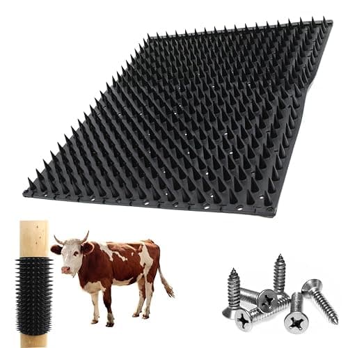 MeiZhongKai Cattle Scratcher - Livestock Scratching Brush | Horse Brushes Animal Scratch Itch Relief | Cattle Soft Touch Itch Post Pad For Livestock, Horse Grooming, Cattle, Sheep(33.8x42cm) - Image 1