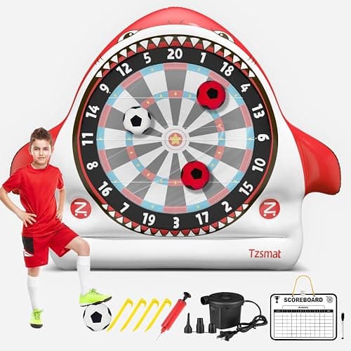 Inflatable Game Outdoor Giant Dartboard for Soccer Large Carnival Games Giant Outdoor Game-Fun Sports Games for Kids Adults, Backyard, Garden, Party, Summer Outdoor Play - Image 1