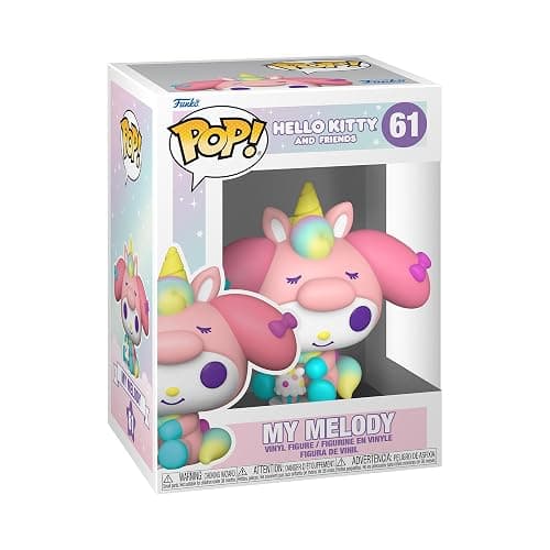 Funko POP! Sanrio: Hello Kitty and Friends - My Melody (Unicorn Party) | Official Anime Merch - Collectable Vinyl Figurine for Shelf Display - Birthday Gift Idea for Fans and Collectors - Image 1