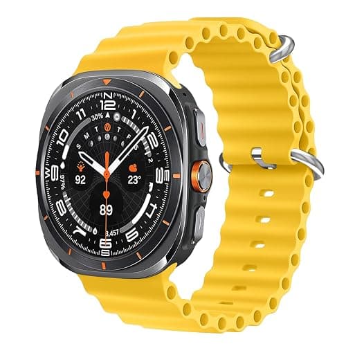 Marine Silicone Band for Samsung Galaxy Watch Ultra Bands 47mm Men/Women,No Gap Waterproof Soft Sport Strap Compatible with Samsung Watch Ultra Band for Men/Women Breathable Replacement Correa Reloj - Image 1