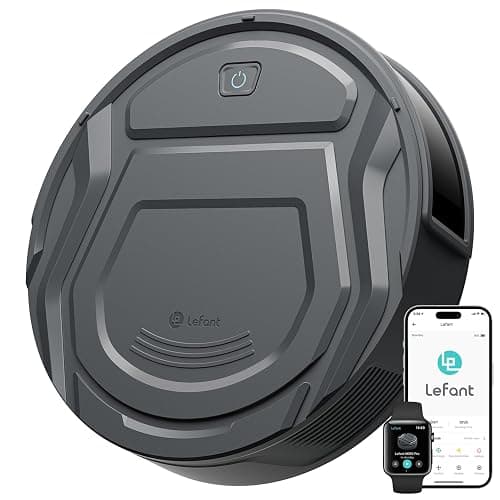Lefant Robot Vacuum Cleaner, 6 Cleaning Modes, 200 Mins Runtime, 4000Pa Suction, SmartSense Technology, Multi-Surface Cleaning, WiFi/App/Alexa Control, Ideal for Pet Hair and Hard Floor(M210 Pro) - Image 1