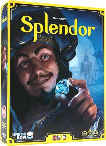 Splendor Board Game - Master The Art of Wealth and Prestige! - Engaging Gem Mining Strategy Game for Kids & Adults, Ages 10+, 2-4 Players, 30 Min Playtime - Image 1
