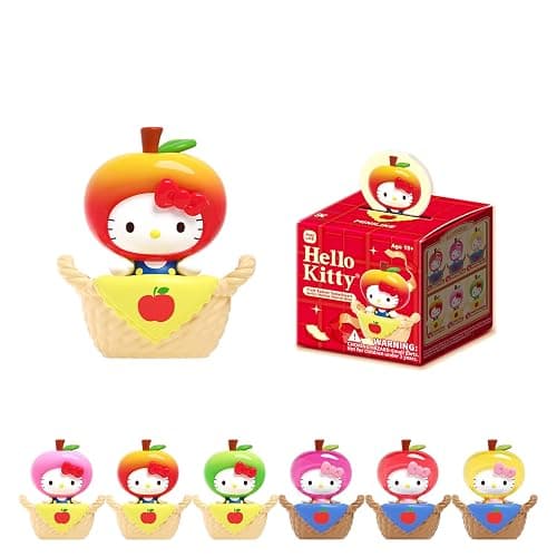 MINI LIKE Sanrio Blind Box Hello Kitty Mini Figures Fruit Basket Sweetheart Series Wobble Bean for Car Accessories Interior Dashboard Decorations Home Decor Birthday Gifts, Random One Figure - Image 1