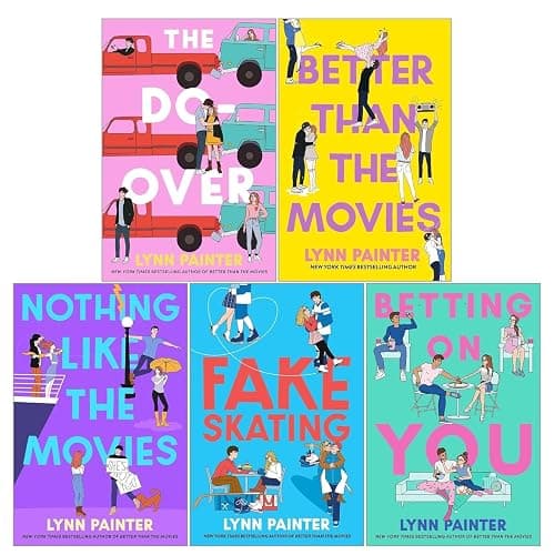 Lynn Painter Rom-Coms 5 Books Collection Set (Better Than the Movies, The Do-Over, Betting on You, Nothing Like the Movies, Fake Skating) - Image 1