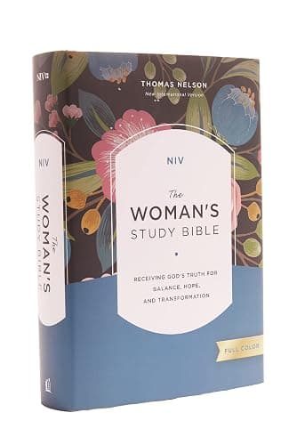 NIV, The Woman's Study Bible, Hardcover, Full-Color, Red Letter: Receiving God's Truth for Balance, Hope, and Transformation - Image 1