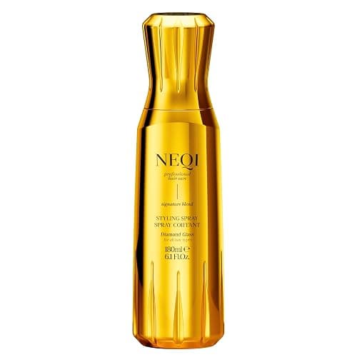 NEQI DIAMOND GLASS Hitzeschutz Spray All 180ml – Glanz-Spray für Alle Haartypen, Feuchtigkeitsschutz, Anti Frizz Spray für Seidig Glatte Haare - Image 1
