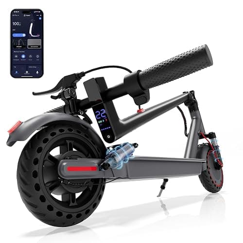 Aovowheel Electric Scooter for Adults, Folding E Scooter with 350W/500W Motor 16/24 Mph Top Speed, Max 19-23 Miles Long Range, 8.5''/10''/14''Tires Commuting Scooters with Dual Brakes System, APP - Image 1