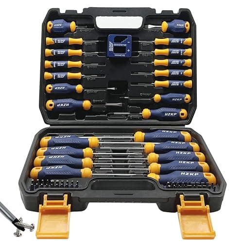 SUNHZMCKP Magnetic Screwdriver Set 66-Piece, S2- Alloy Tool Steel, Includes Slotted/Phillips/Torx Mini Precision Screwdrivers, Replaceable Screwdriver Bits With Sturdy tool box - Image 1