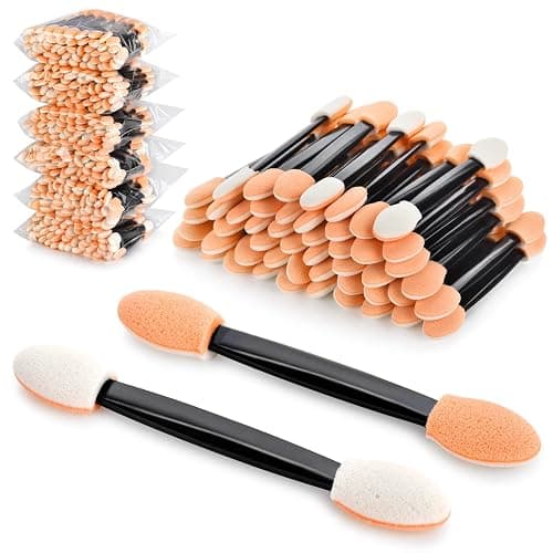 300PCS Disposable Eyeshadow Applicators, Dual Sides Eyeshadow Brushes Applicator, Eye Makeup Sponge Applicators - Image 1