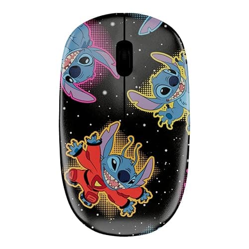iJoy Disney Lilo and Stitch Wireless Mouse, Bluetooth Ergonomic Mouse Computer Accessories for Laptop Computer or Mini PC and Stitch Gifts for Women, Men, and All Fans of Stitch Stuff - Image 1