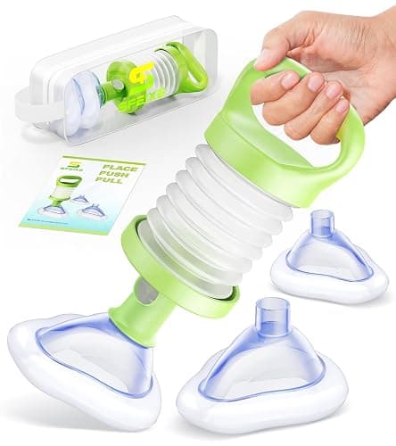SFEIXE Portable Manual Suction Device for Upper Airway Clearance FSA Eligible/HSA Eligible Aspiration Device for Adults and Children - Image 1
