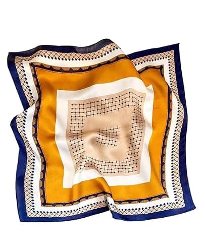 Hioyiwse Head Scarf For Women Hair Bandana 35" Large Square Satin Wrap Sleeping Neck Silk Satin Hair Scarves Lightweight - Image 1
