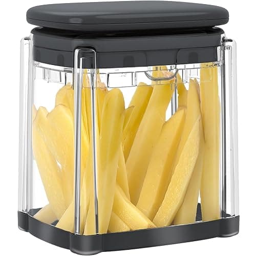 French Fry Cutter, Solucky Potato Onion Cutter, Professional Homestyle Vegetable Chopper Dicer, Great for Potatoes Carrots Cucumbers Zucchini Peppers 3/8 inch Blade(Only 1 Blade) - Image 1