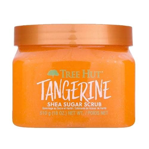 Tree Hut Tangerine Shea Sugar Scrub, Exfoliating, Hydrating & Moisturizing Body Scrub with Shea Butter & Nourishing Essential Oils, Smooth & Soften Skin, 18 oz - Image 1