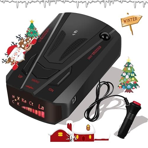 2026 Newly Radar Detector with Mute Memory, City/Highway Mode, Long Range Tracking, LED Display, Ideal Gift for Cars, BLACK01 - Image 1