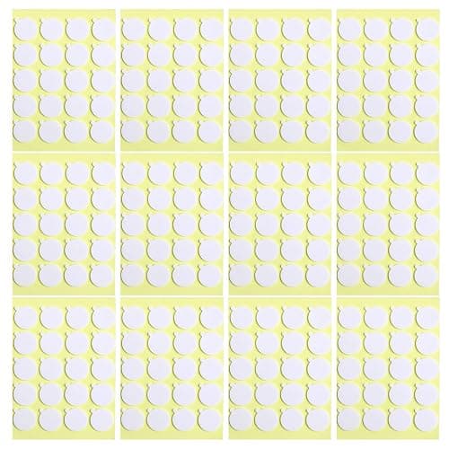 Aubeco 240Pcs Candle Making Wick Stickers, with Tail | Double-Sided, Heat Resistance, Hot Wax Stickers, Ideal for Candle Making, DIY, Home Decor, Party - Image 1