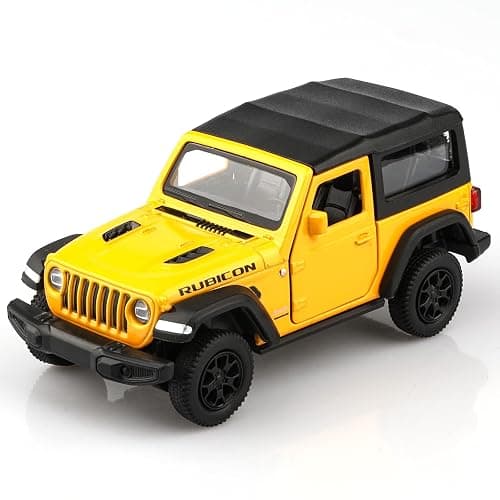 TOKAXI 1/36 Scale Jeep Wrangler 2dr Diecast Car Models,Pull Back Vehicles Toy Cars,Cars Gifts for Boys Girls - Image 1