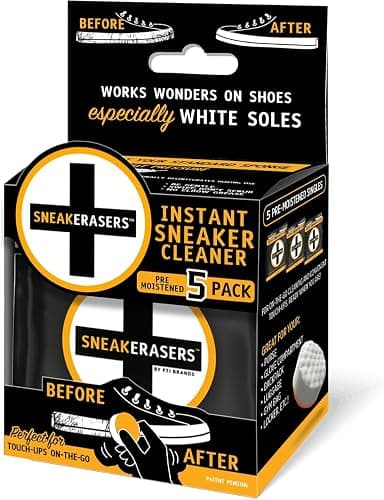 SneakERASERS Instant Sneaker Cleaner Sponge, Effective Shoe Cleaning for White Sneakers, Tennis Shoes - - Image 1