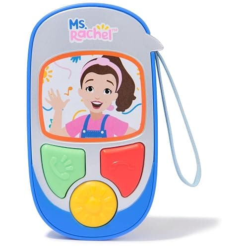 Ms. Rachel Official Electronic Talk with Me Learning Phone with Conversational Phrases, Educational Toys & Toddler Toys for Girls & Boys Ages 1-3+ - Image 1