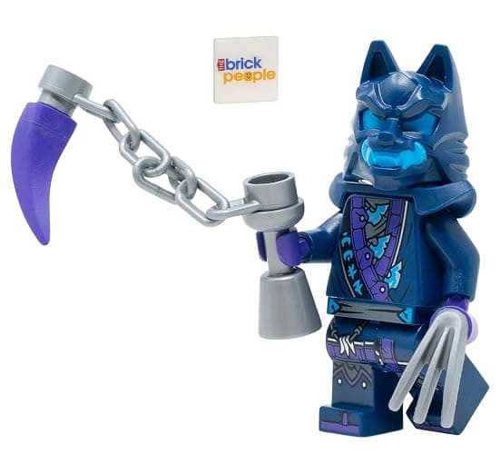 LEGO Ninjago: Wolf Mask Warrior Minifigure with Claw and Weapon - Image 1