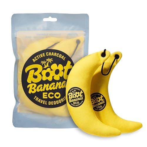 Boot Bananas Eco Travel Deodorisers | Light Weight, Sustainable, Reusable Sports Shoe & Glove Deodorizer Odour Neutralizer & Air Purifier | Eco-Conscious | Lasts up to 12 Months | 1 Pair - Image 1