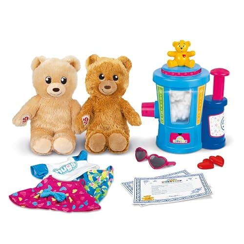 Casdon Build-A-Bear Workshop Toy Stuffing Station | At-Home Station for Kids Aged 3+ | Stuff, Dress & Cuddle Furry Friends | Toy Stuffing Station with Lights Included - Image 1