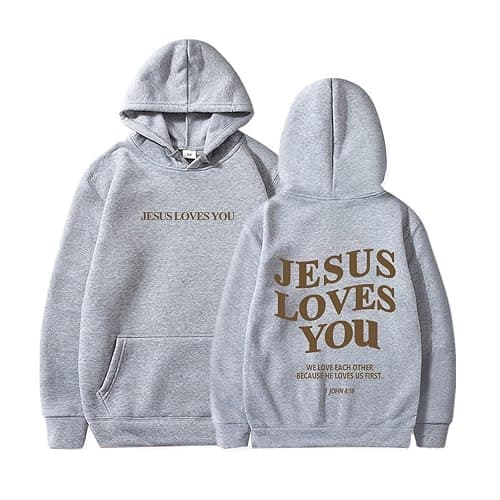 Christian Graphic Hoodies Fall Fashion 2025 Preppy Letter Print Long Sleeve Pullover Sweatshirt with Pocket Teen Girls - Image 1
