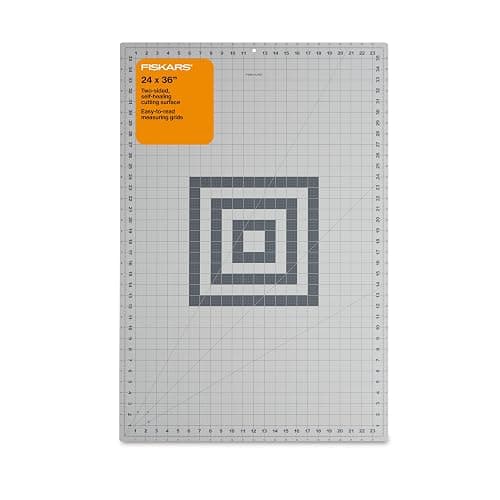 Fiskars Self Healing Cutting Mat for Quilting, Arts and Crafts, 24" x 36" Grid, Sewing Mat, Craft Cutting Board, Sewing Supplies and Quilting Tools - Image 1