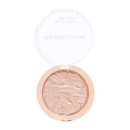 Makeup Revolution Highlight Reloaded, Highly Pigmented, Shimmer Glow Finish Face Makeup, Just My Type, 10g - Image 1