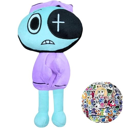 Lemoneon Dandy's World Plush 11" Astro Plush Stuffed Figure Pillow for Video Game Fans Room Decor with a Sticker Set - Image 1