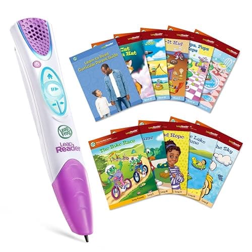 LeapFrog LeapReader System Learn-to-Read 10 Book Mega Pack, Pink - Image 1