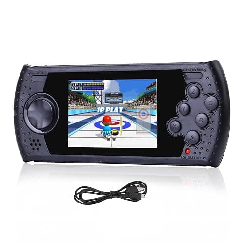 16 Bit Handheld Game for Kids Built-in 230 HD Classic Retro Video Games USB Rechargeable 3.0 Inch Childrens Travel Electronics Toys Portable Gaming Player System Gift for Boys Girls Ages 4-8-12 - Image 1