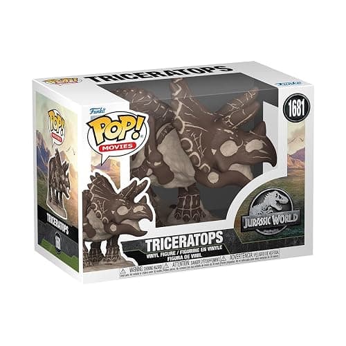 Funko POP! Movies: JP Fossil - Triceratops - Jurassic Park - Collectable Vinyl Figure - Gift Idea - Official Merchandise - Toys for Kids & Adults - Movies Fans - Model Figure for Collectors - Image 1